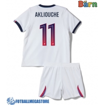 Fotballdrakt Barn Paris Saint-Germain Maghnes Akliouche #11 Bortedraktsett 2026-27 Kortermet (+ Korte bukser)